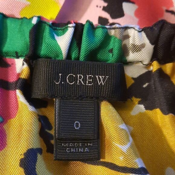 J CREW SILK Flutter Sleeve Floral Top - Picture 11 of 13